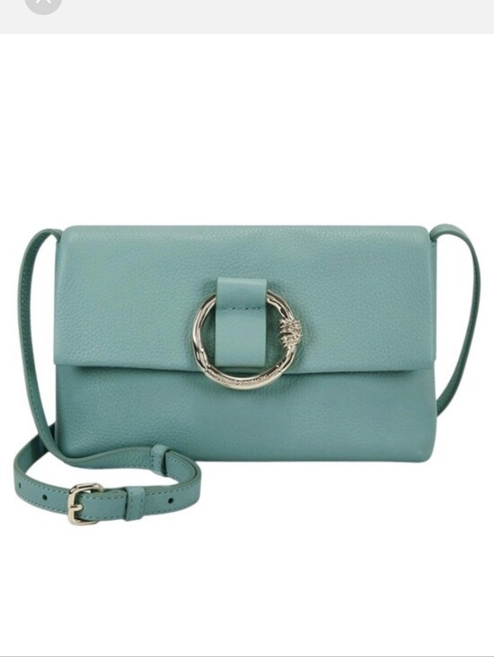 Vince Camuto 100% Leather Rhenn Crossbody In Pale Turquiose